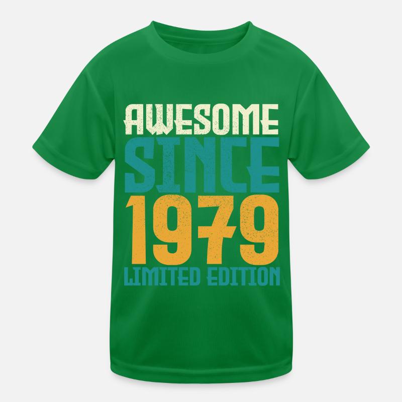 Awesome seit 1979 limitierte Auflage. Kinder Funktions-T-Shirt