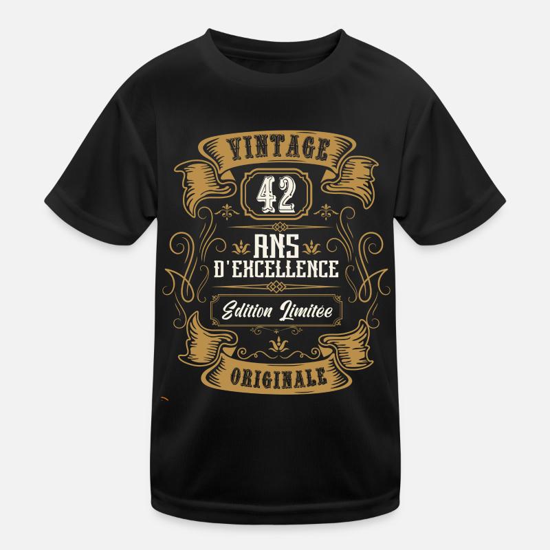 vintage 42 years, Birthday gift idea Kids Functional T-Shirt