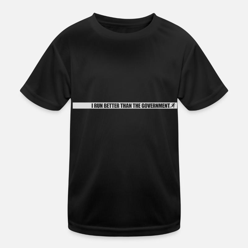 run better than government Kids Functional T-Shirt