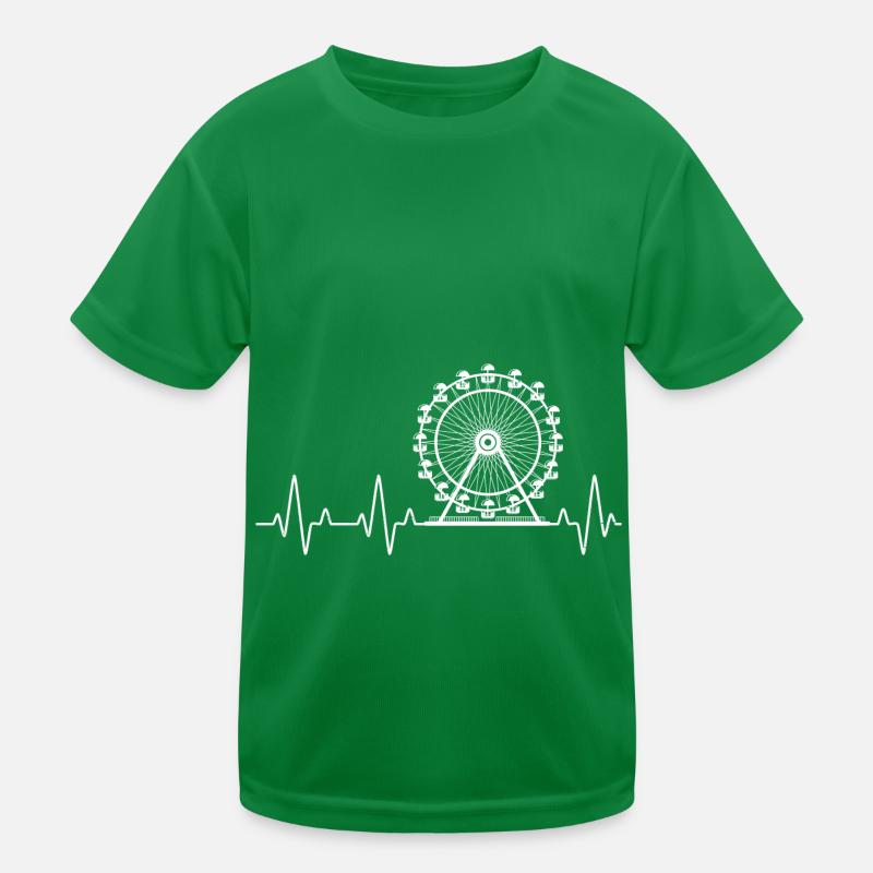 Parc d’attractions Ferris Wheel Heartbeat T-shirt sport Enfant