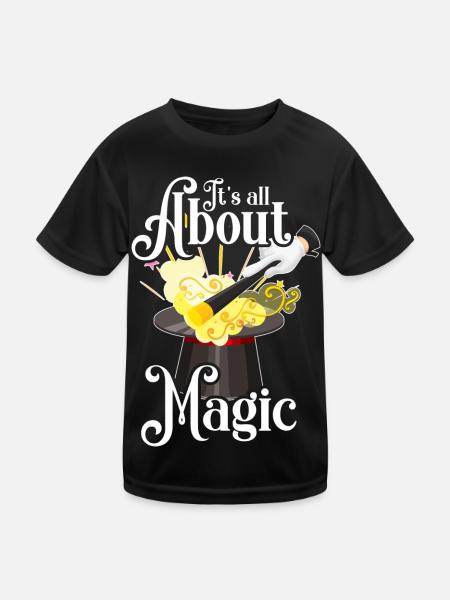 Wizard Spells Spell Magic World - T-shirt sport Enfant - noir - Devant