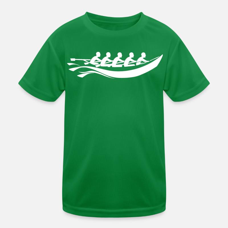 Style dessin animé de l’équipe d’aviron T-shirt sport Enfant