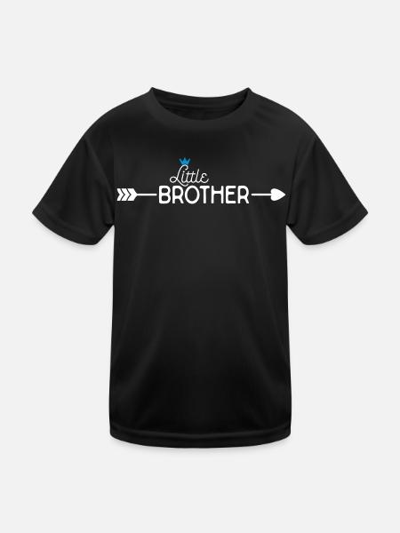 Little Brother - Kids Functional T-Shirt - black - Front