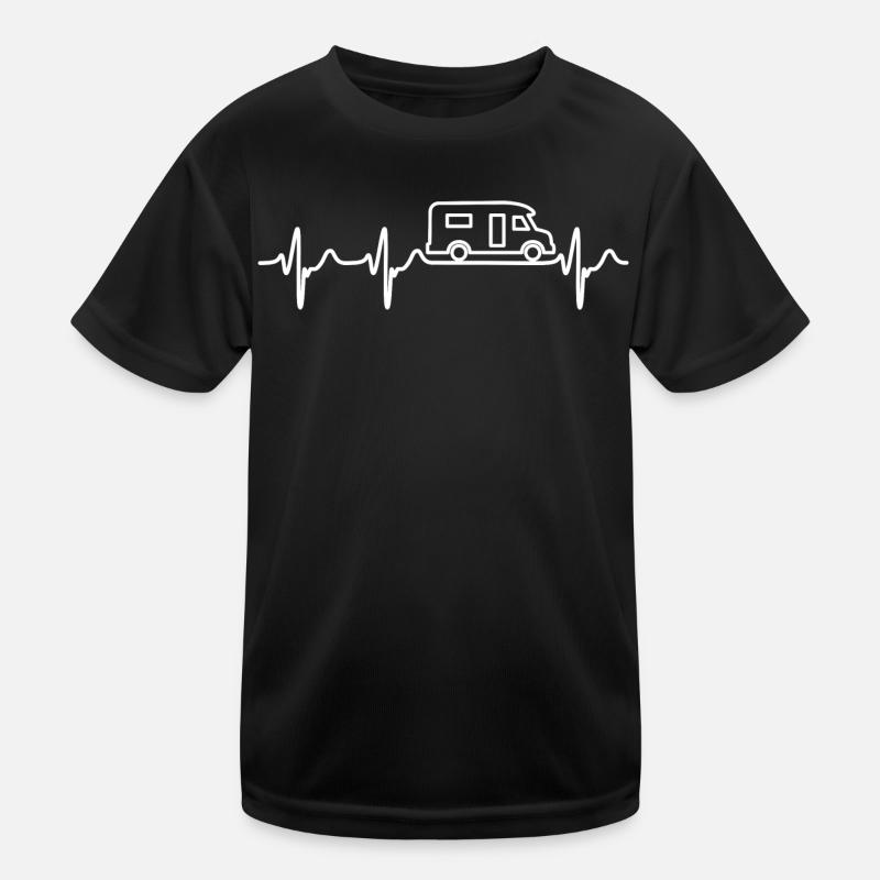 Heartbeat Semi-Integrated Motorhome Driver ECG Kids Functional T-Shirt