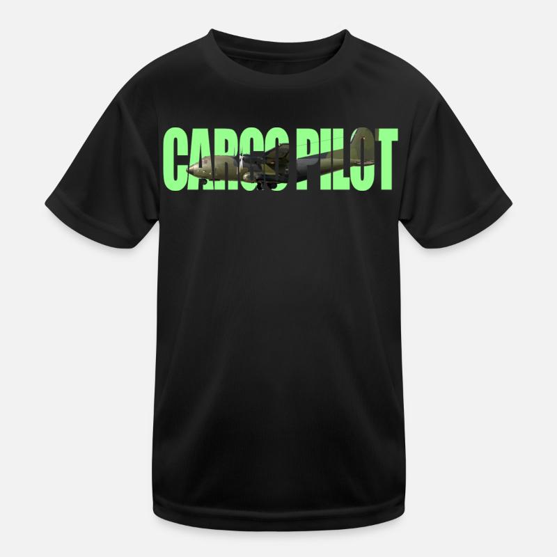 Cargo pilot C-160 Kinder Funktions-T-Shirt
