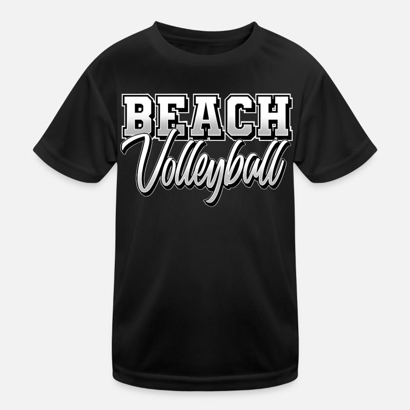 Beachvolleyball Kinder Funktions-T-Shirt
