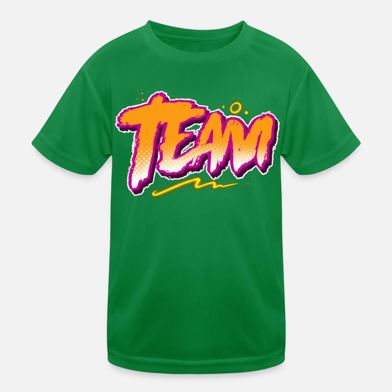 Team Kinder Funktions-T-Shirt