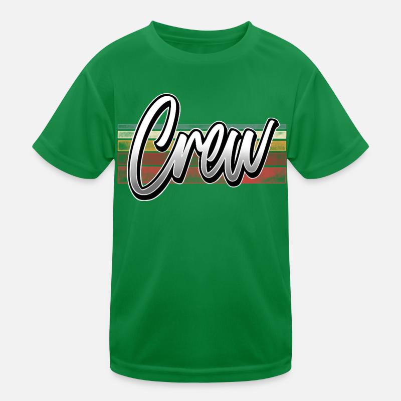 Crew Kinder Funktions-T-Shirt