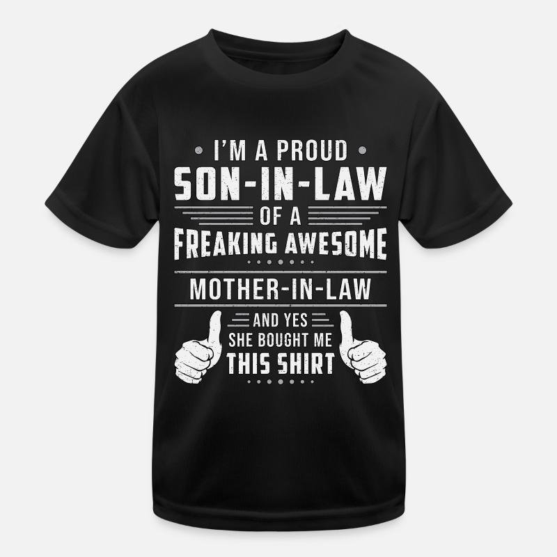 Bester Schwiegersohn Sohn Schwiegermutter Geschenk Kinder Funktions-T-Shirt