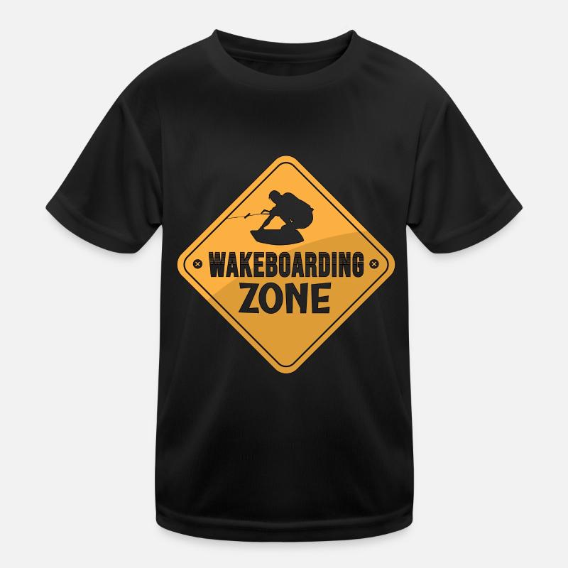 Wakeboarder Wakeboard Wakeboarding Wake Gift Kids Functional T-Shirt
