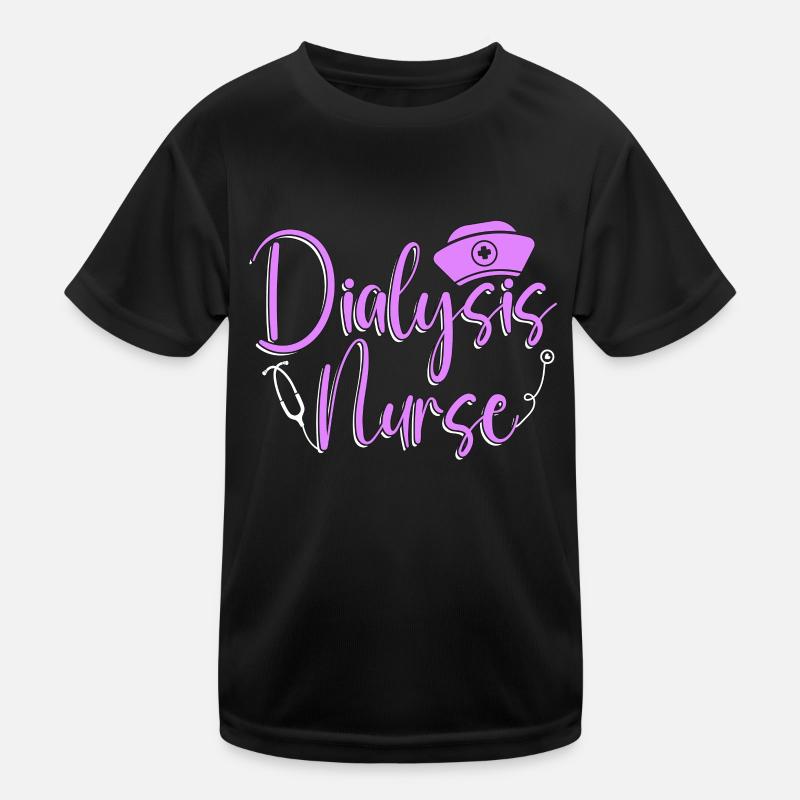 Technicien en dialyse Néphrologie Dialyse Cadeau T-shirt sport Enfant