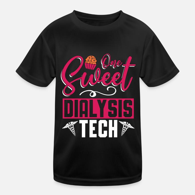 Dialyse Néphrologie Cool Dialyse Technicien Cadeau T-shirt sport Enfant