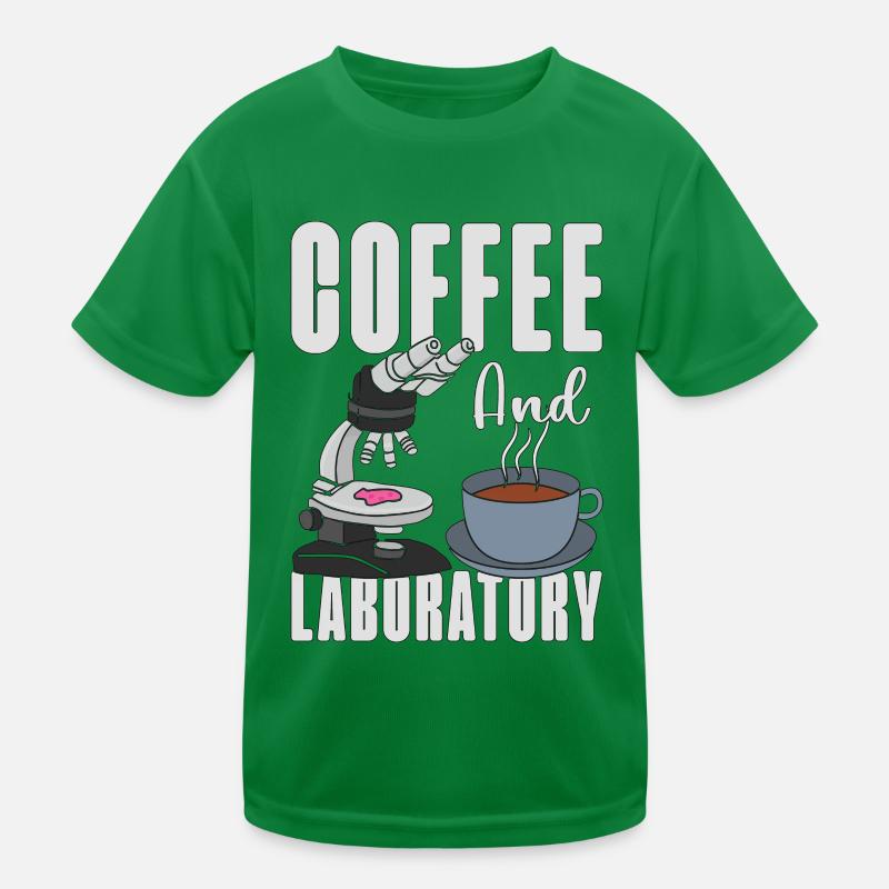 Technicien de laboratoire Technicien de laboratoire Coffee Science Gift T-shirt sport Enfant