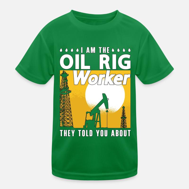 Ölfeldarbeiter Ich Bin Der Ölplattformarbeiter Kinder Funktions-T-Shirt