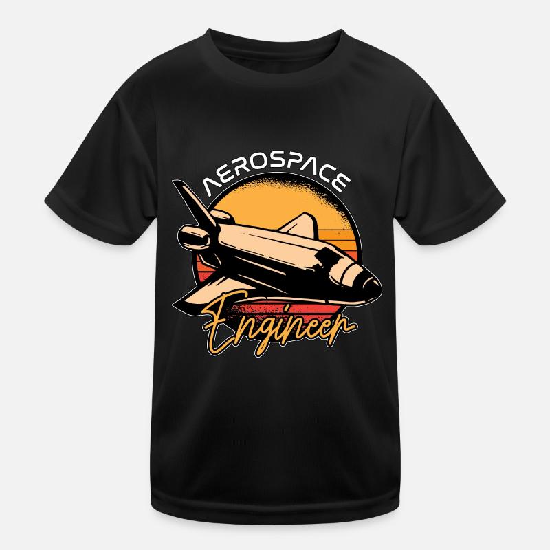 Ingénieur aérospatial Rocket Science Retro Space T-shirt sport Enfant