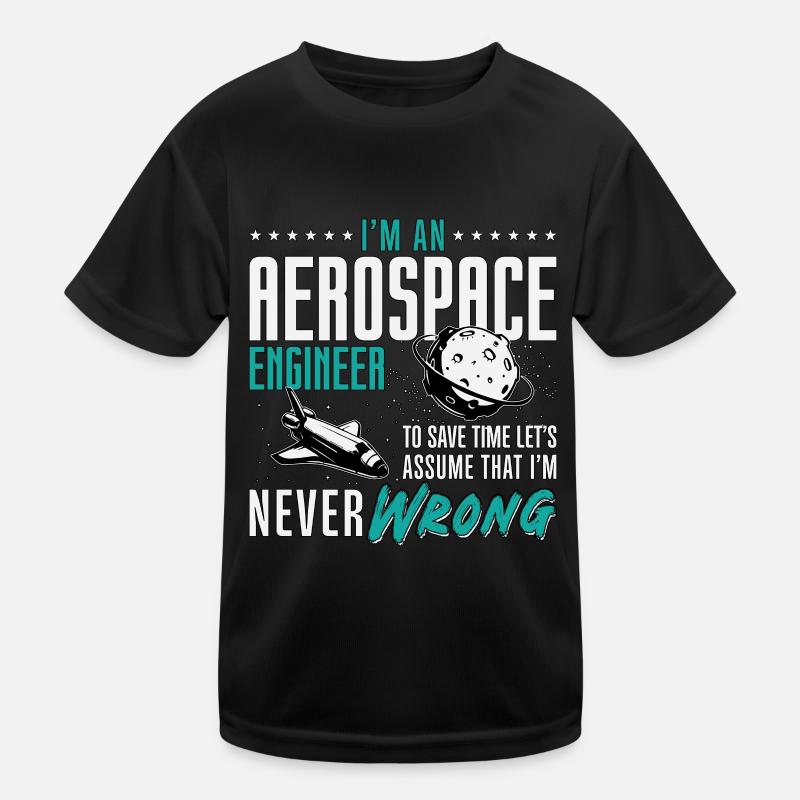 Aérospatiale Je suis ingénieur en aérospatiale T-shirt sport Enfant