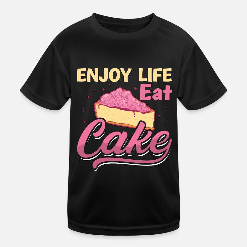 Baker Baking Enjoy Life Eat Cake Bakery Chef Cake Kids Functional T-Shirt
