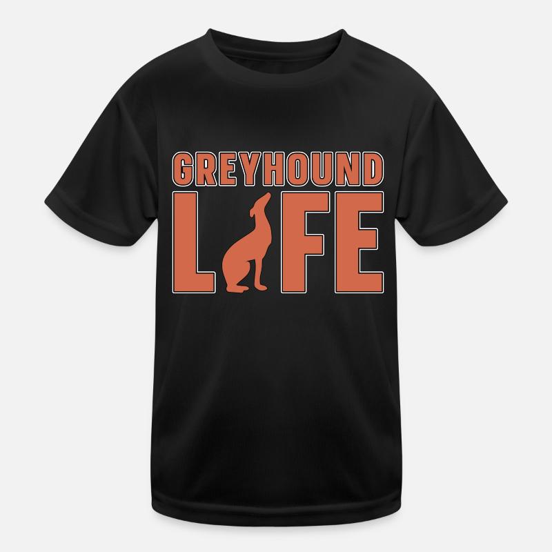 Greyhound Racing Greyhound Life Greyhound Racer T-shirt sport Enfant