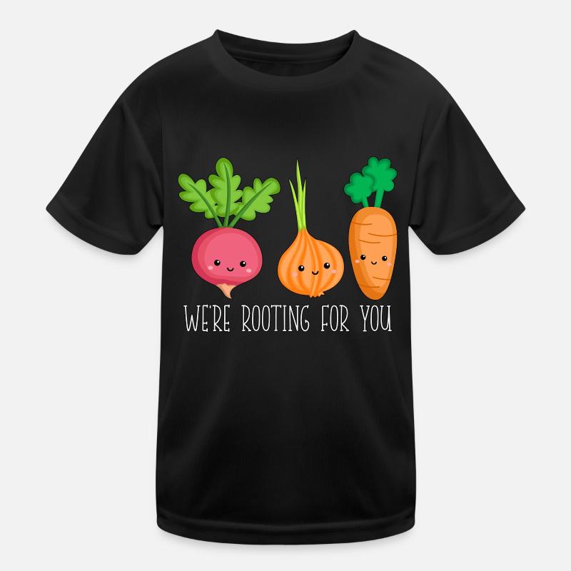 Vegan Chef We're Rooting For Vegetable Vegan Chefs Kinder Funktions-T-Shirt