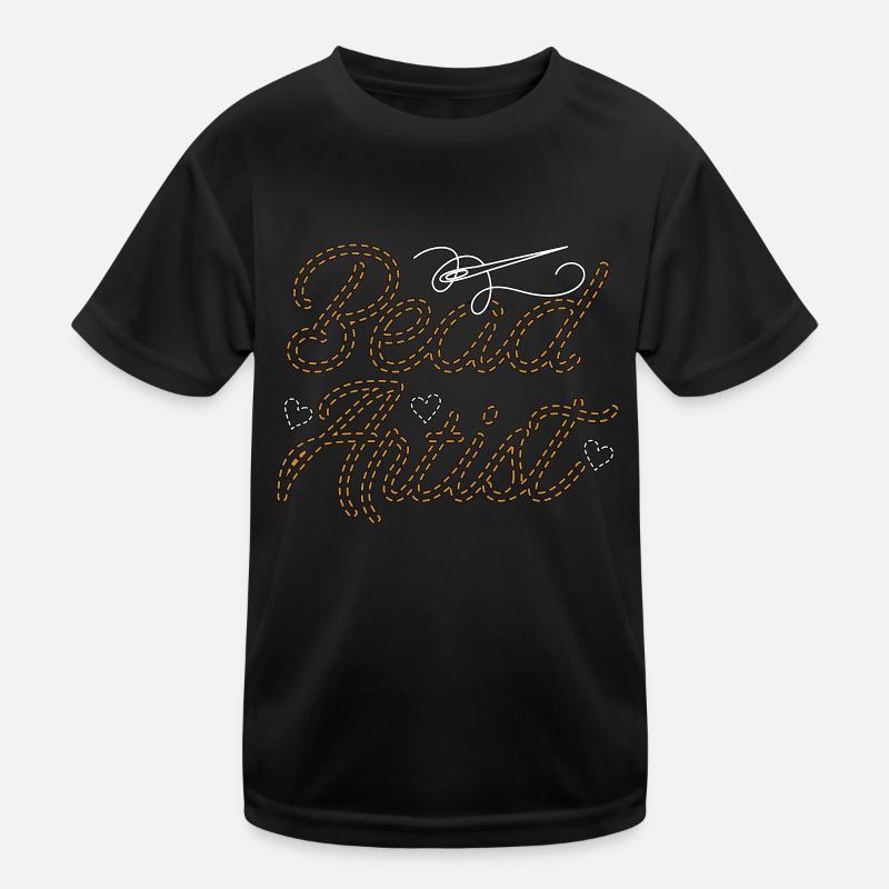 Beading Bead Artist Beadwork Jewelry Making Beader Kids Functional T-Shirt
