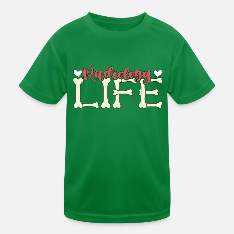 X-ray Tech Radiology Life Science X-ray Technician Kinder Funktions-T-Shirt
