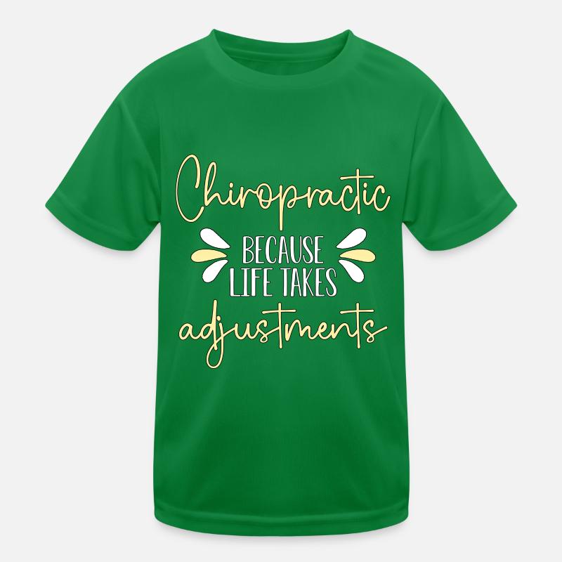 Chiropractic Because Life Takes Physical Therapy Kids Functional T-Shirt