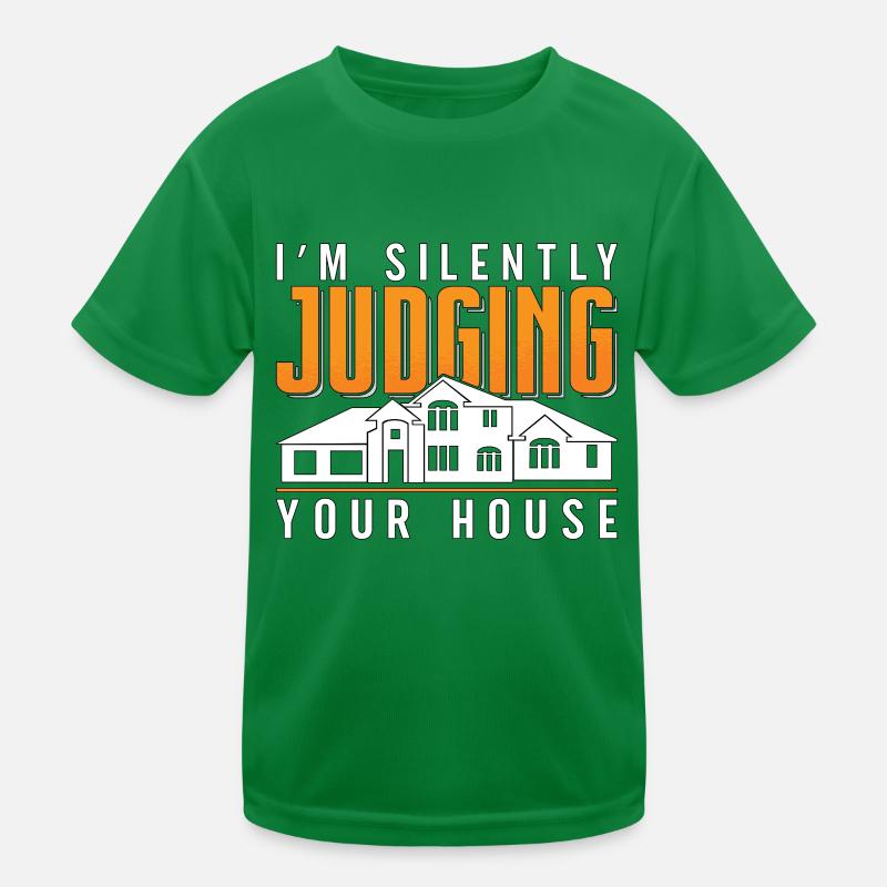 Architect I'm Judging Your House Architecture Kids Functional T-Shirt