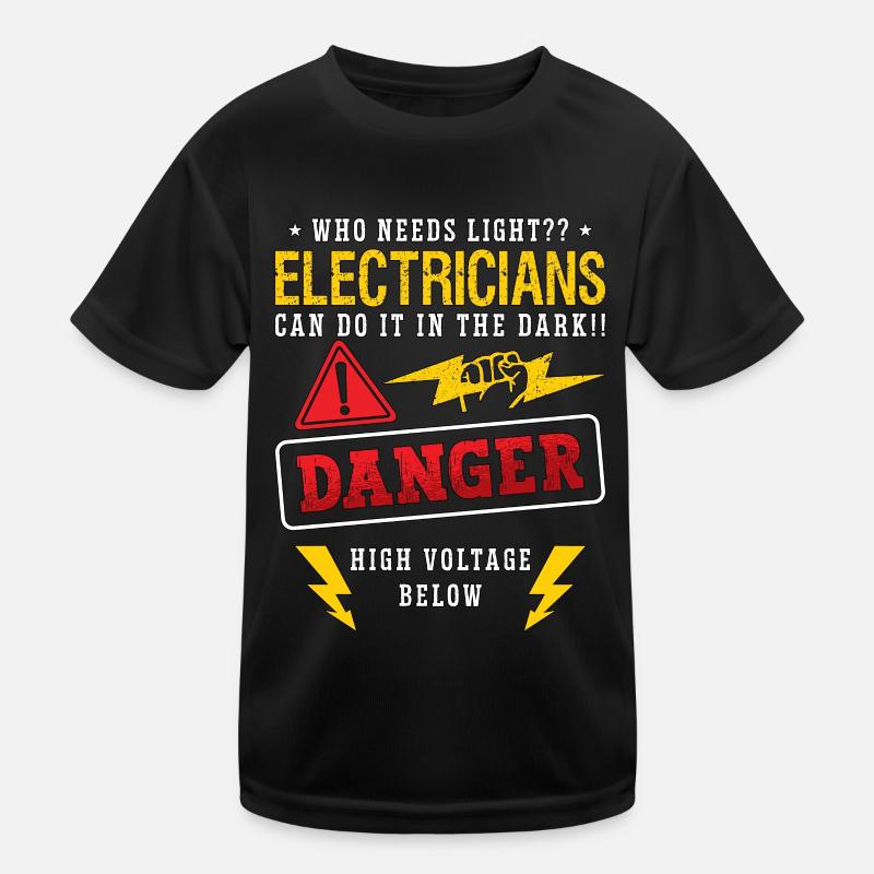 Electronics Repair Who Needs Light Repair Worker Kids Functional T-Shirt