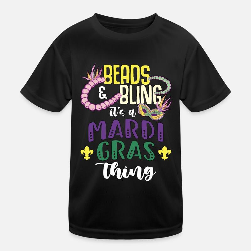 Perles de perles et Bling C’est un perlateur de bijoux perlé T-shirt sport Enfant