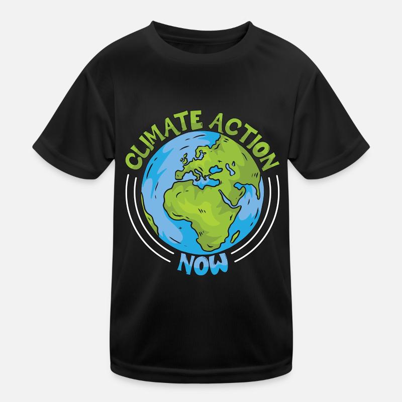 Climate Change Climate Action Now Environmentalist T-shirt sport Enfant