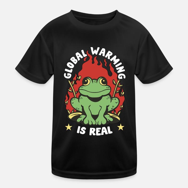 Global Warming Is Real Environmentalist Activism Kinder Funktions-T-Shirt