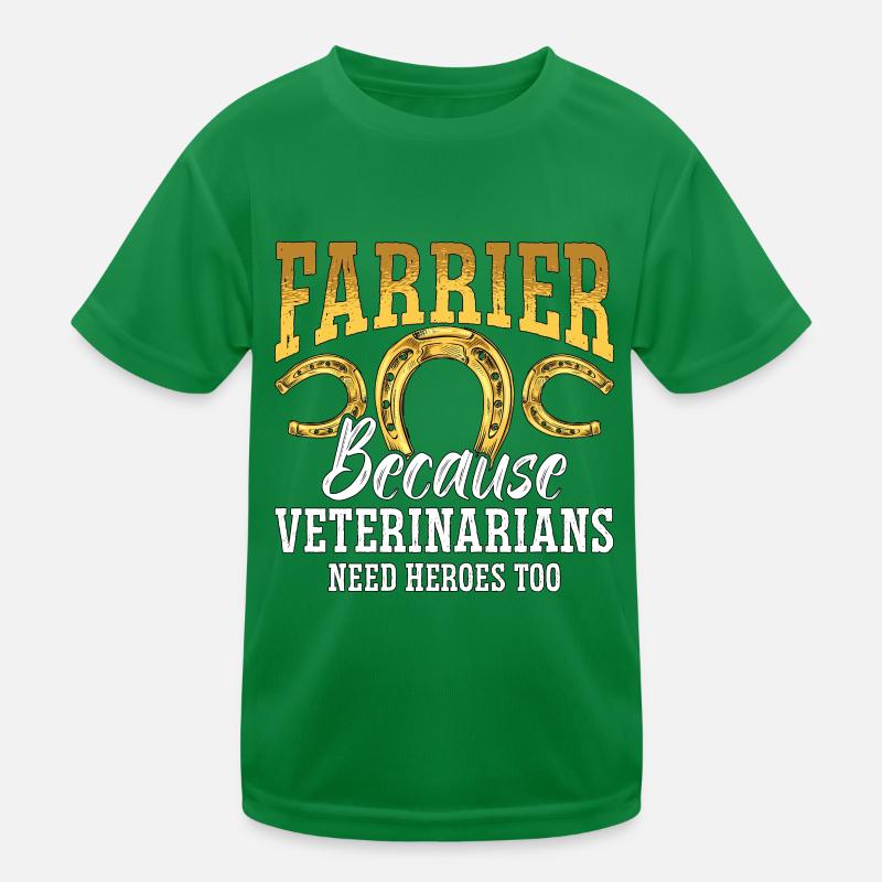 maréchal-ferrant parce que vétérinaires métallurgistes maréchal-ferrants T-shirt sport Enfant