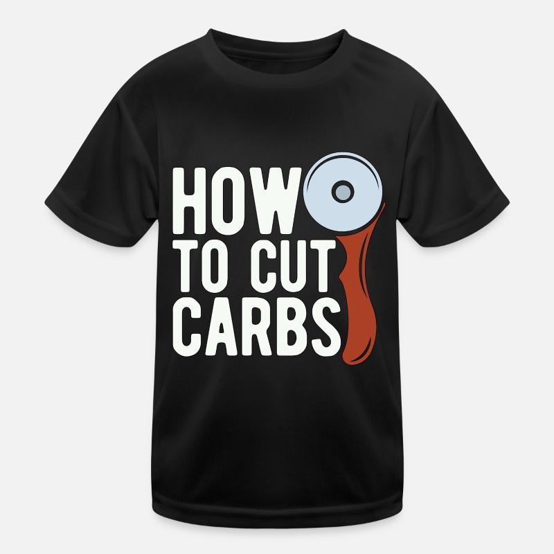 Low Carb Diet How To Cut Zero Carbs Low Carb Lover Kids Functional T-Shirt