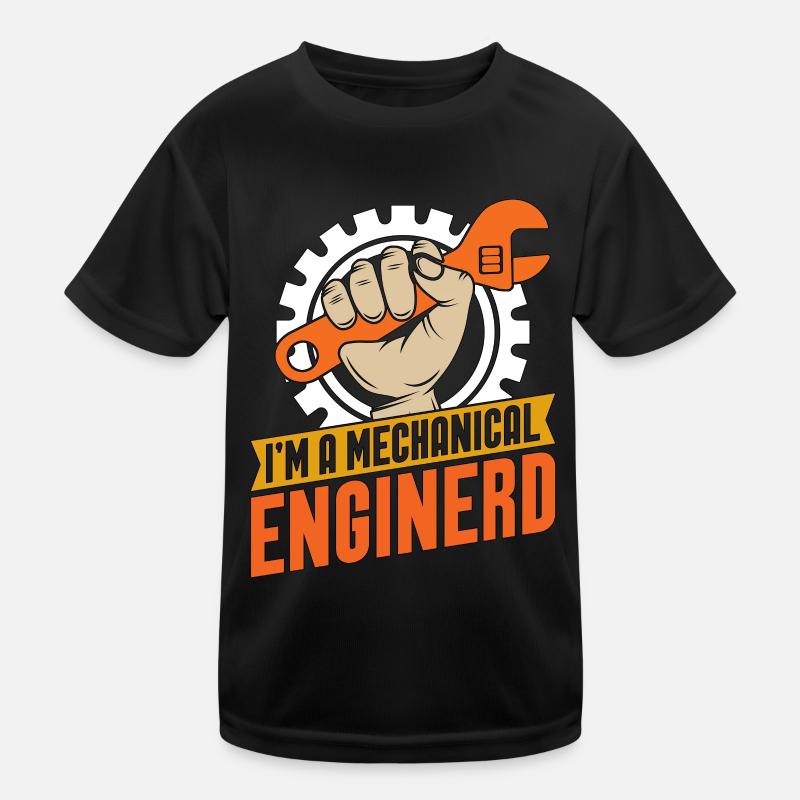 I'm A Mechanical Enginerd Car Mechanic Engineer Kinder Funktions-T-Shirt