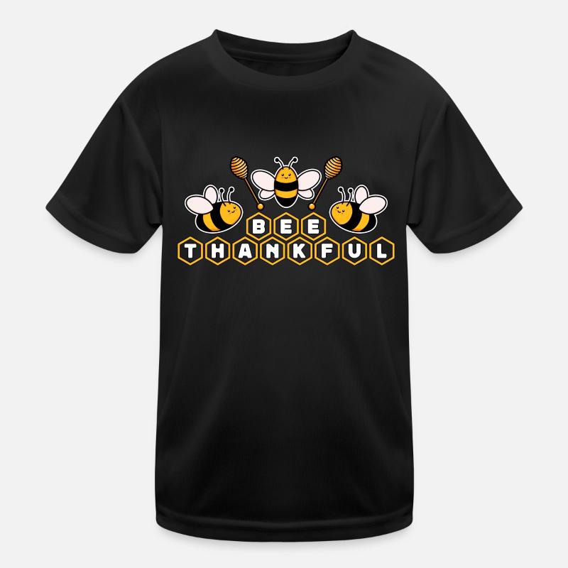 Beekeeping Bee Thankful Insects Apiarist Beekeeper Kinder Funktions-T-Shirt