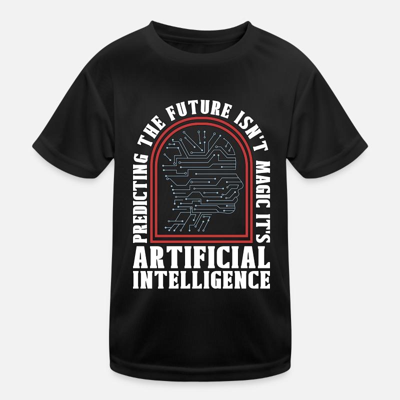 Artificial Intelligence Predicting The Future Kids Functional T-Shirt