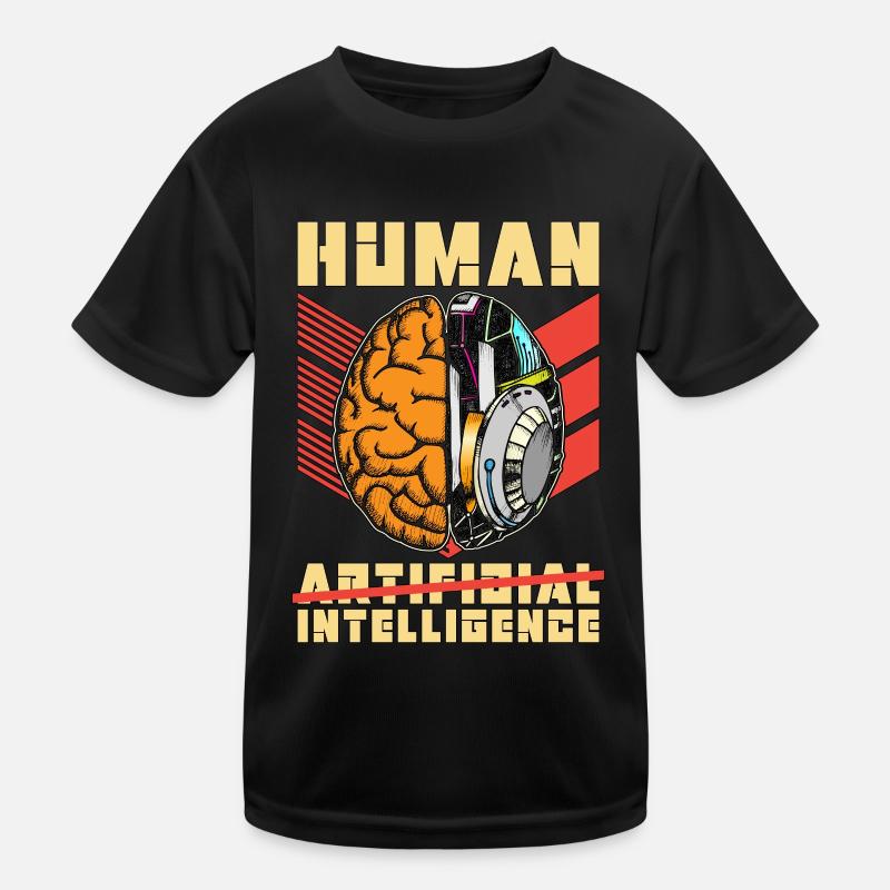 Artificial Intelligence Human Artificial Engineer Kids Functional T-Shirt