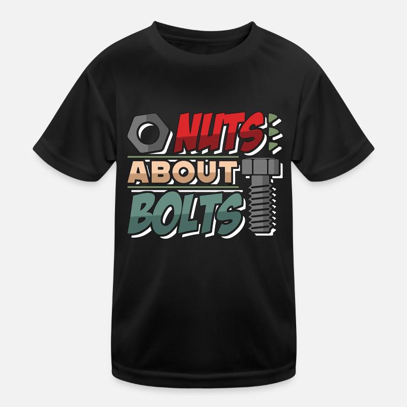 Génie mécanique Écrous À propos de Bolts Mechanical T-shirt sport Enfant