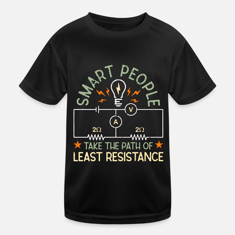 Electrical Engineering Smart People Take Lineman Kids Functional T-Shirt
