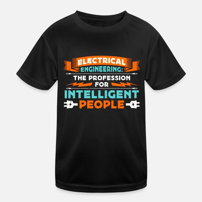 Génie électrique La profession pour monteur de lignes T-shirt sport Enfant