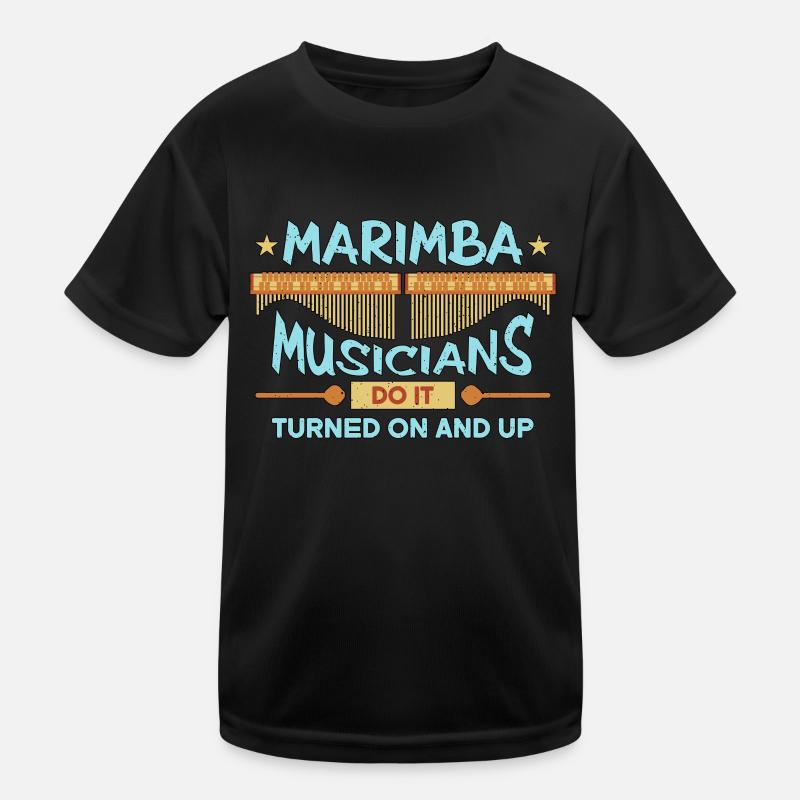 Marimba Musicians Do It Instrument Marimba Player Kids Functional T-Shirt
