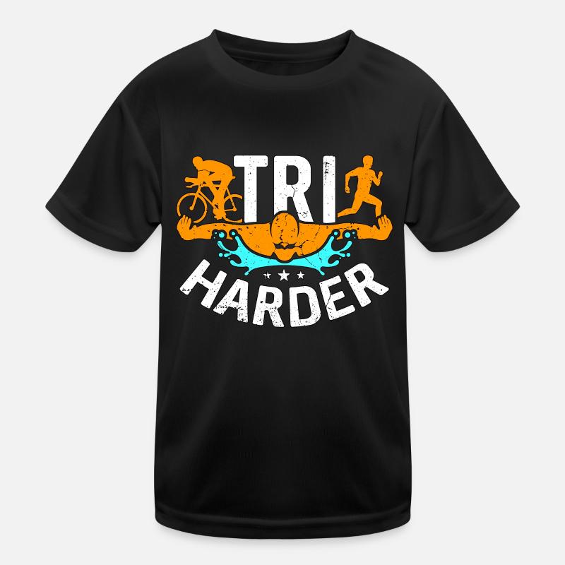 Triathlon Tri Swimmer Competition Training T-shirt sport Enfant