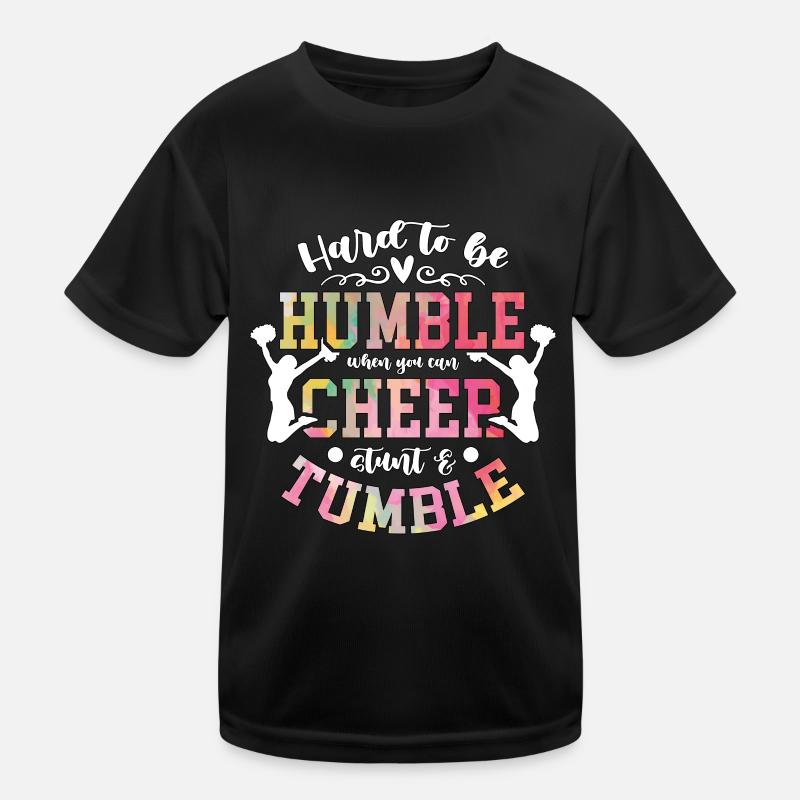 Cheerleading difficile d’être humble quand vous encouragez T-shirt sport Enfant