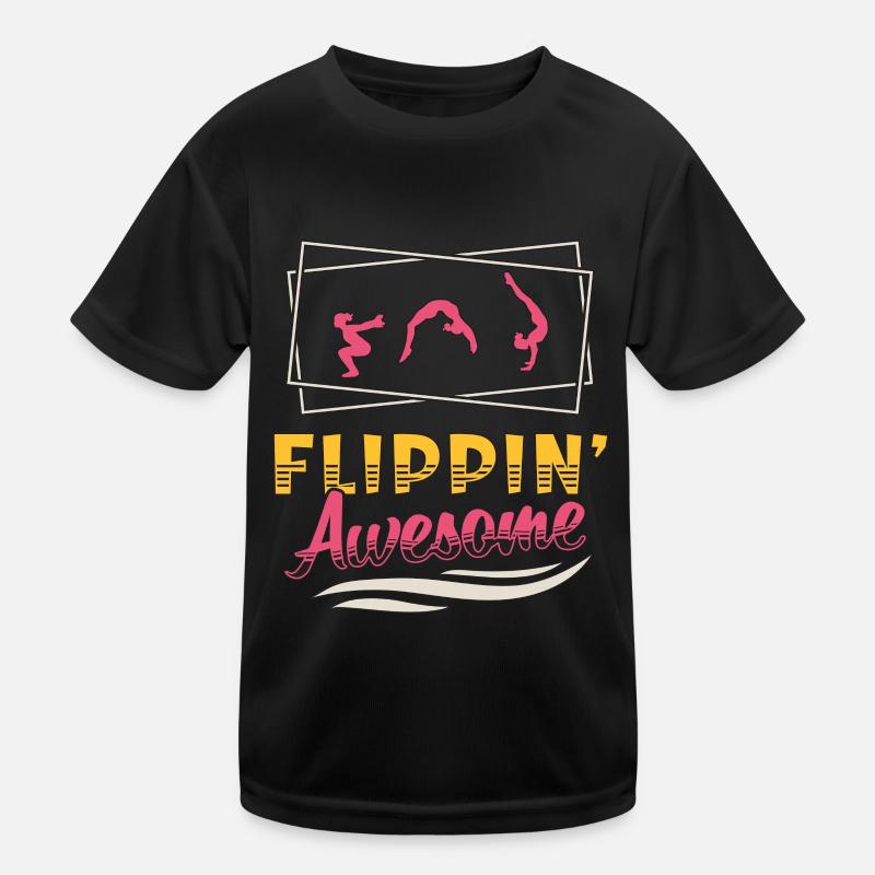 Contortion Flippin' Awesome Backflip Contortionist Kids Functional T-Shirt
