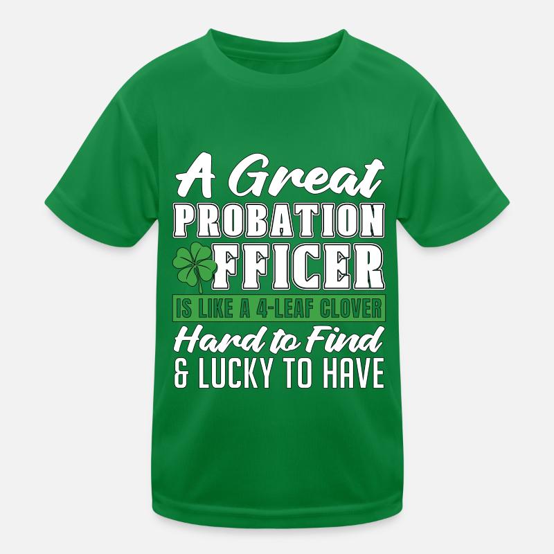 A Great Probation Officer Is Corrections Officers Kids Functional T-Shirt