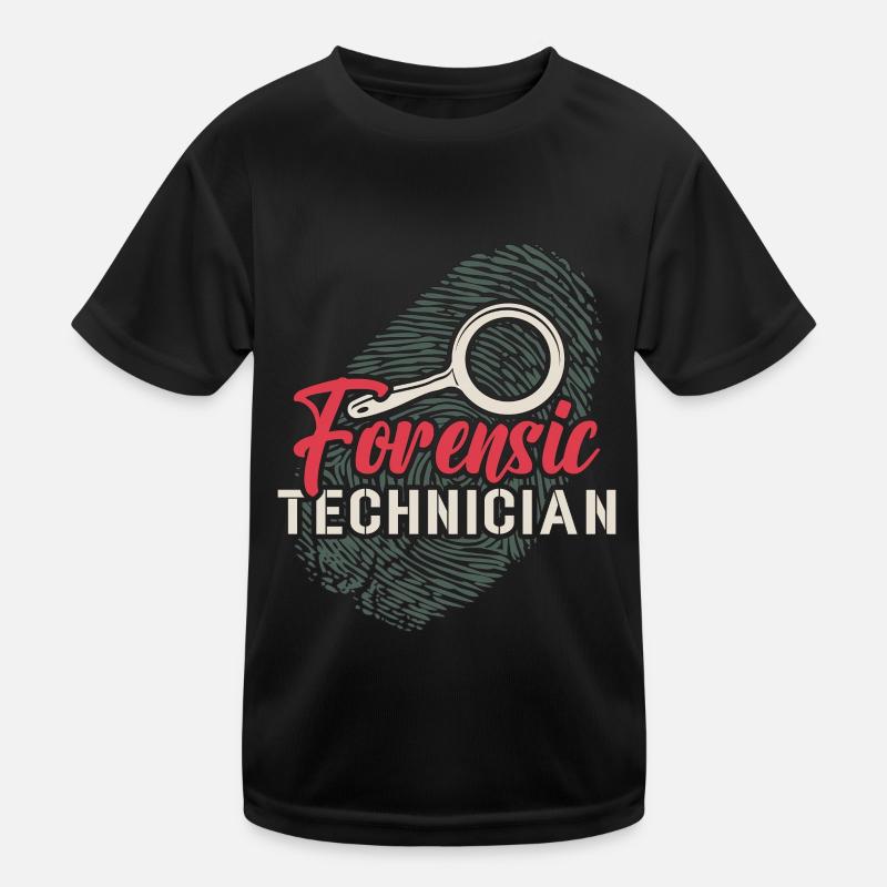 Forensic Science Forensic Technician Criminology Kids Functional T-Shirt