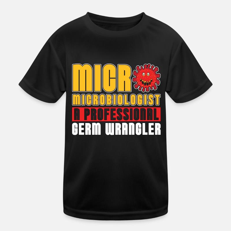 Microbiologiste Un professionnel de la microbiologie des germes T-shirt sport Enfant