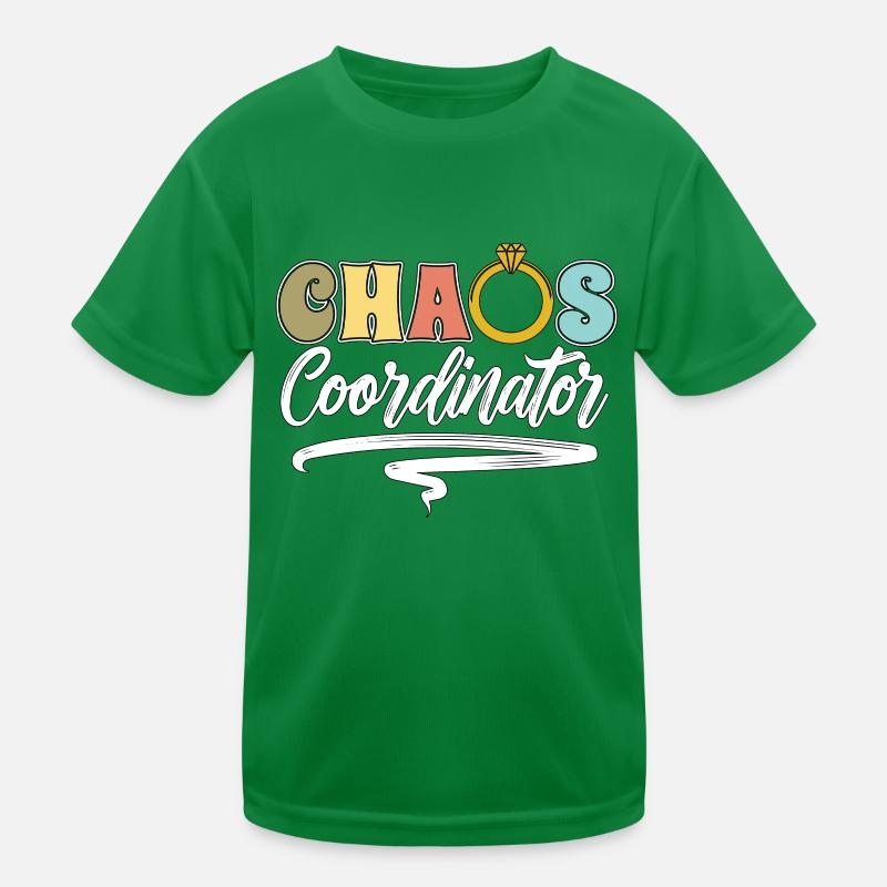 Wedding Planner Chaos Coordinator Event Planner Kinder Funktions-T-Shirt