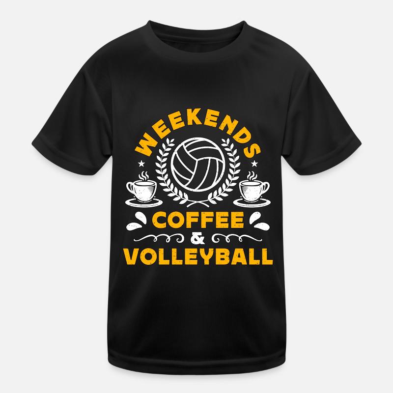 Ensemble de café et de volley-ball de beach-volleyball Week-ends T-shirt sport Enfant