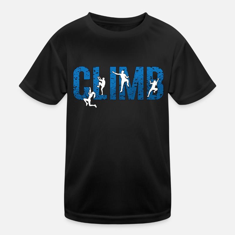 L’escalade intérieure Climb aime grimper en bloc T-shirt sport Enfant